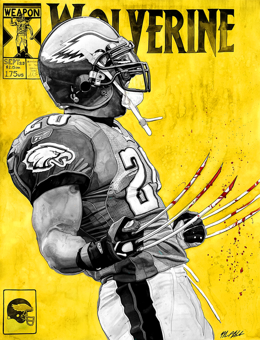 Wolverine Brian Dawkins #6 B/W Limited to 5