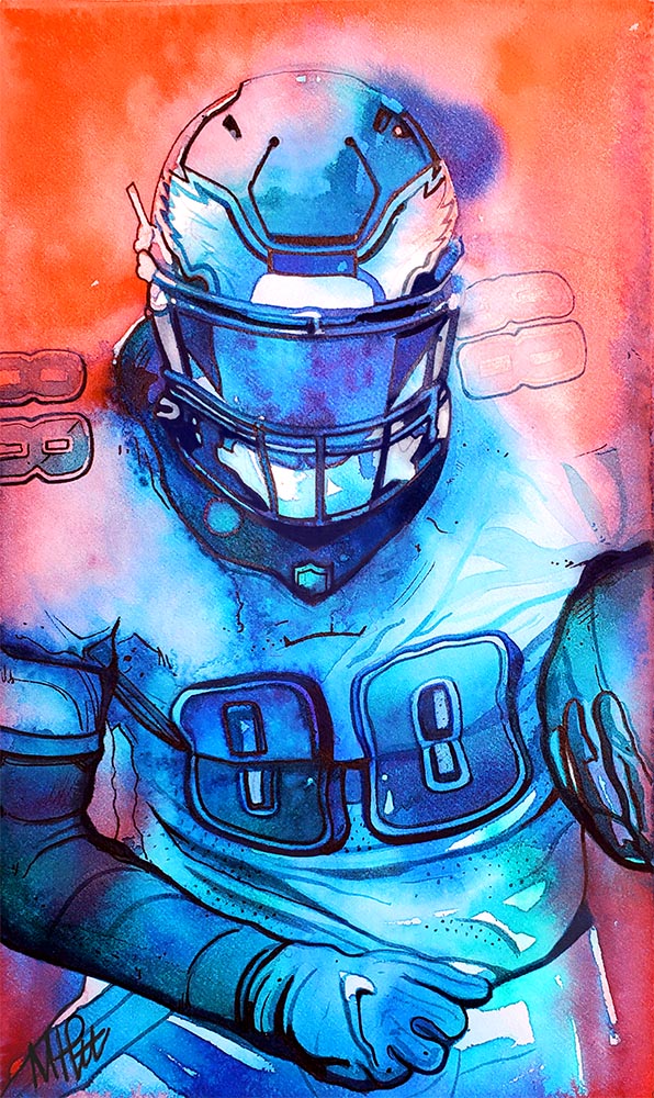Dallas Goedert Print