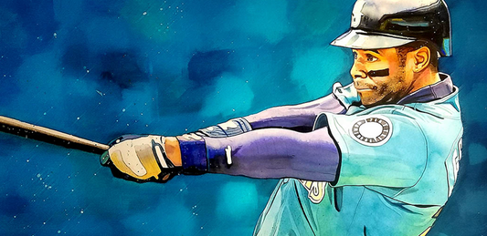 Ken Griffey Jr. Paintings by MP Through the Years