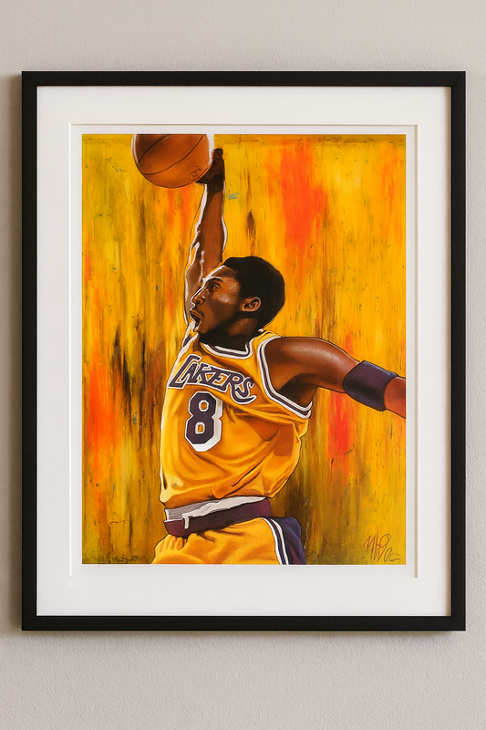 Kobe Bryant Limited Edition Watercolor Print / 24