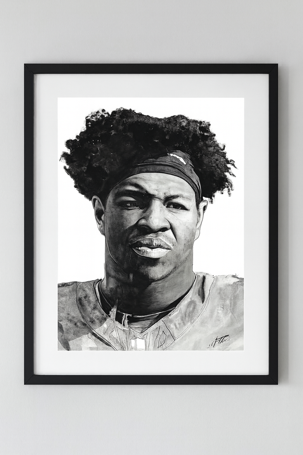 Nolan Smith Philadelphia Eagles Watercolor Prints