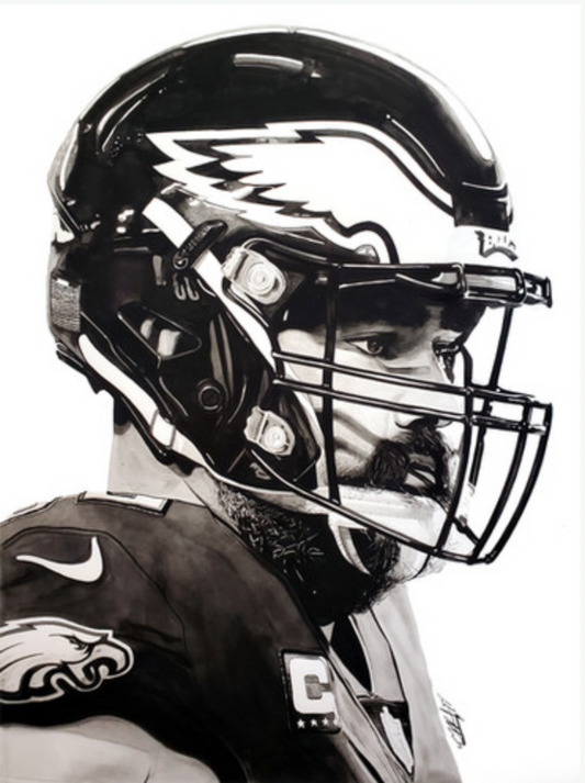 Jason Kelce LIMITED EDITION Watercolor Prints