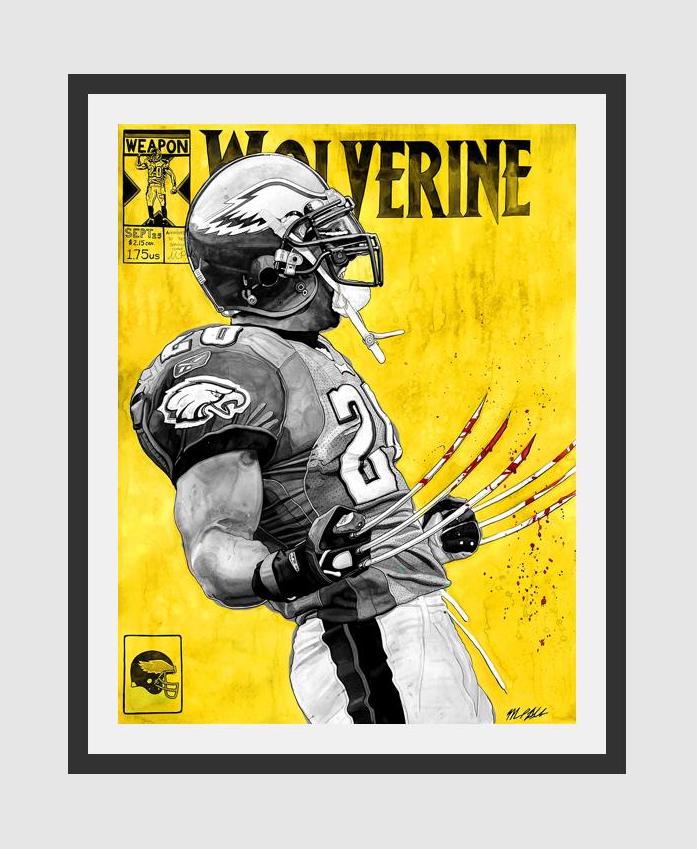 Wolverine Brian Dawkins #6 B/W Limited to 5