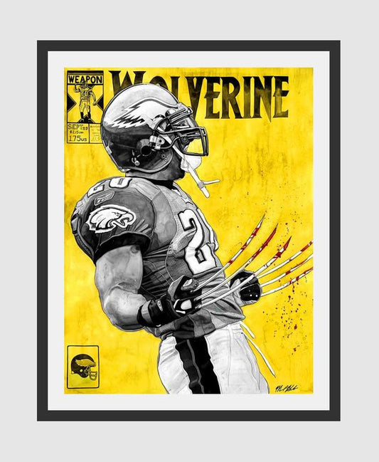 Wolverine Brian Dawkins #6 B/W Limited to 5