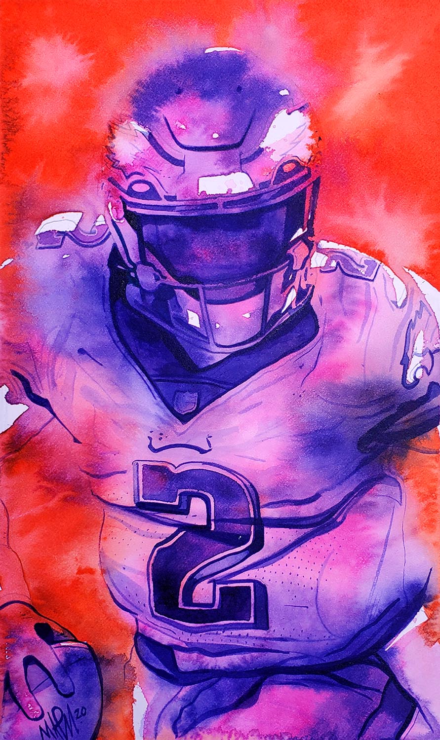 Jalen Hurts Print