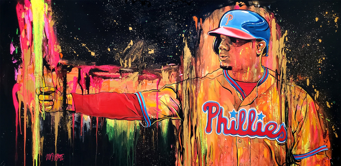 Ryan Howard - Philadelphia Phillies Watercolor