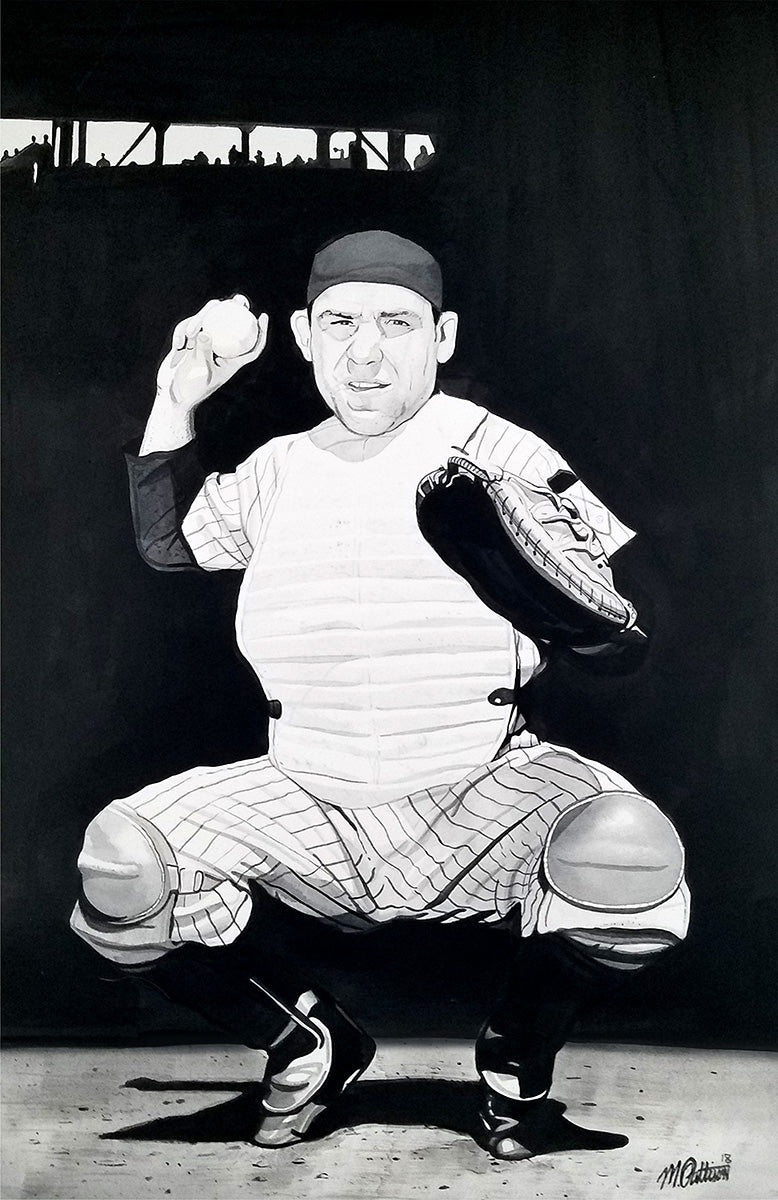 Yogi Berra - New York Yankees Watercolor