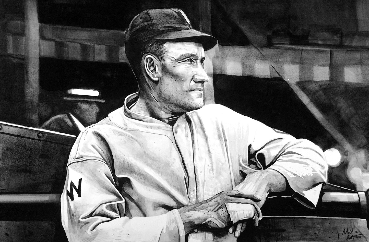 Walter Johnson Print